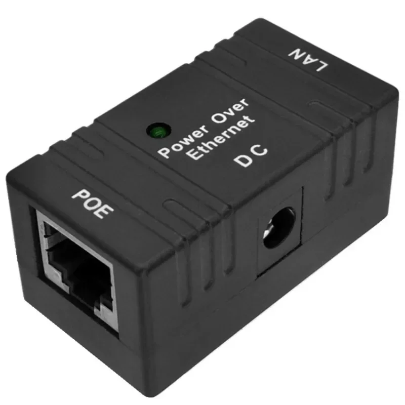10/100 Mbps 5V-48V 2A POE Injector Power Splitter untuk Kamera IP POE Adaptor Modul Aksesoris