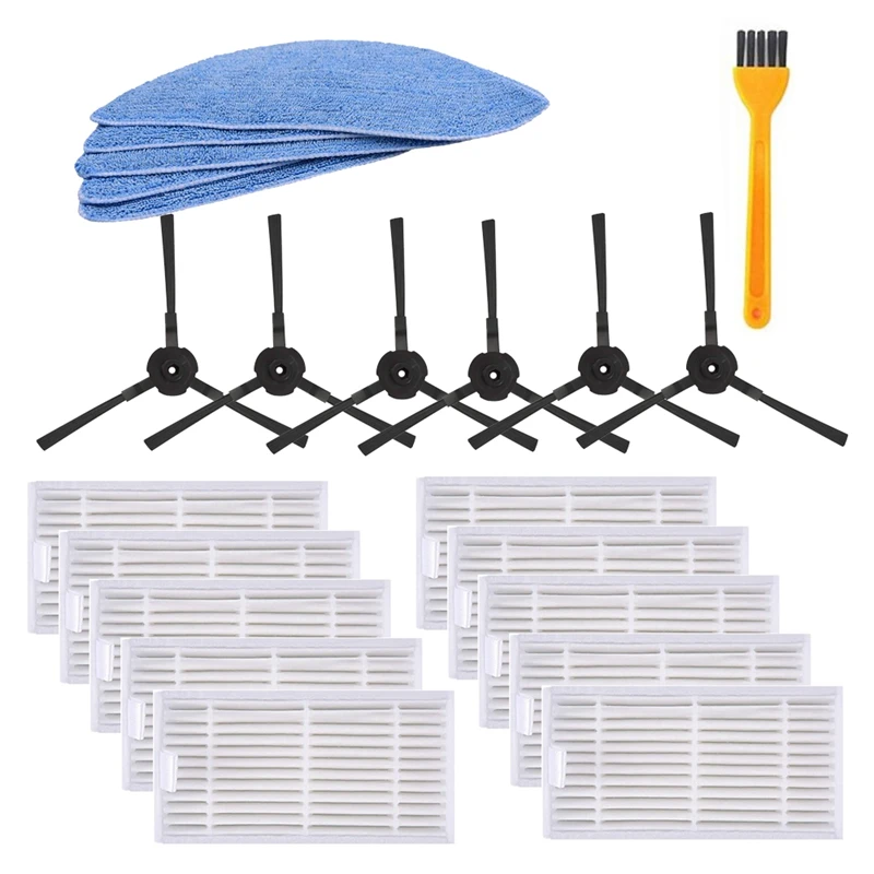 Pièces détachées pour aspirateur robot Ilife V5 V5S V3 V3S V5pro V50 V55 X5 V5S Pro, brosse latérale, filtre Hepa