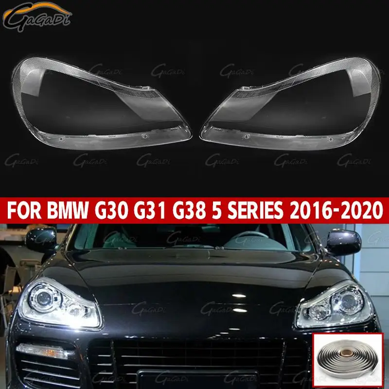 

Car headlight lampshade is suitable for Porsche Cayenne 2007-2010 free rubber strip headlight lamp shell left and right