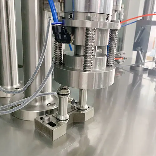 HoneMix Semi-Auto Cosmetic Aerosol Filling Machine Spray Filling Crimping Machine Spray Can Filling Machine