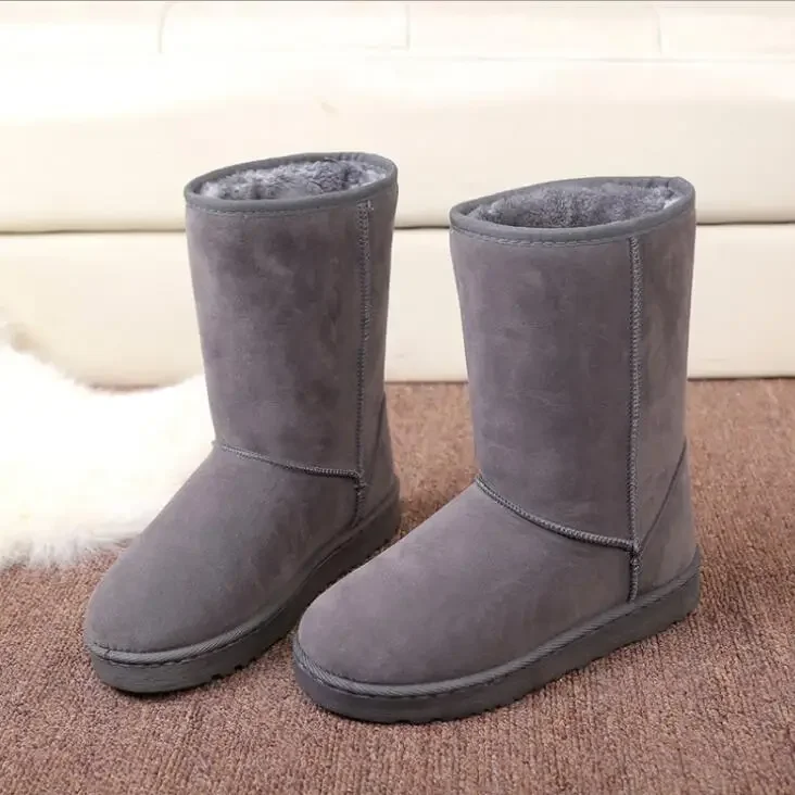 HOT 2025 winter new high-tube fashion all-match warm thick snow boots with bow knot snow boots women flat-heel snow boots view 6