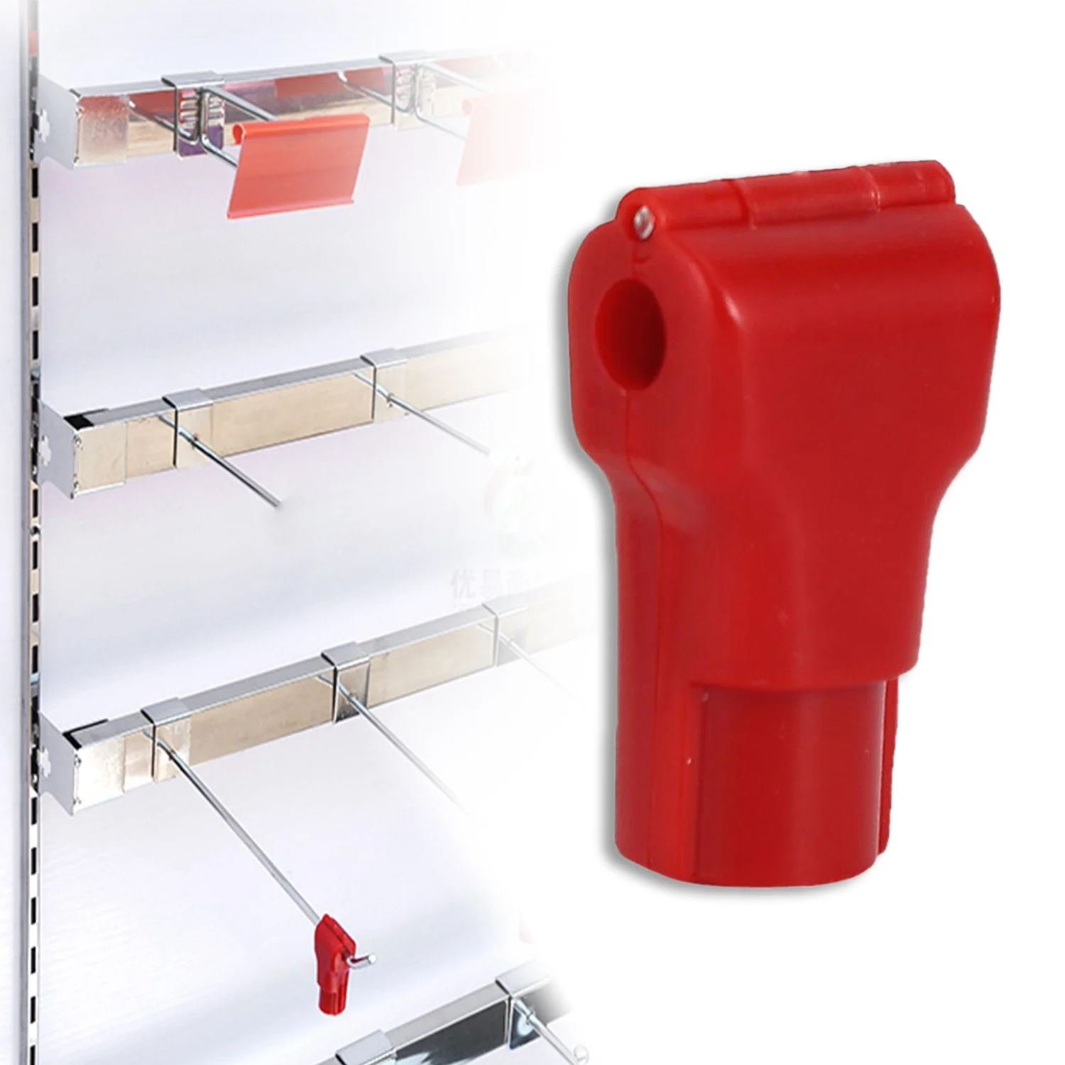 A93P 100 stks/zak Anti-Diefstal Beveiliging Haak Stop Lock Haak Anti Diefstal Euro Tags Van Winkel Display Beveiliging haak 6Mm Gat Dia