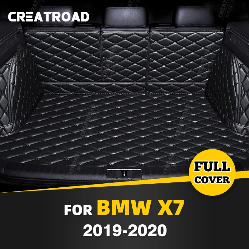 

Auto Full Coverage Trunk Mat For BMW X7 7-Seat 2019 2020 Anti-Dirty Car Cover Pad Cargo Liner Interior Protector Accessories