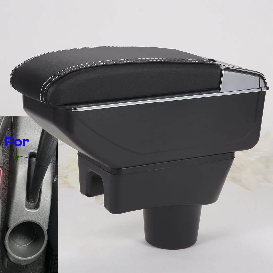 

For Mitsubishi Attrage Mirage Armrest Box For Dodge Attitude Mitsubishi Space Star Car Armrest Storage Box Car Accessories