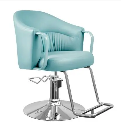 Barber shop barber chair iron dyeing barber chair stainless steel barber chair barber shop barber chair. Salon furniture, salon