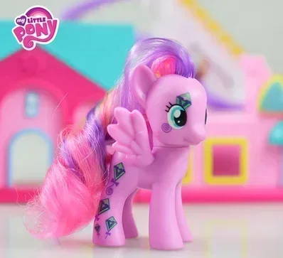 Genuino MY Little Pony Twilight Sparkle princesa cadencia Arco Iris Dash Fluttershy Pinkie Pie raridad figura de acción modelo de juguete