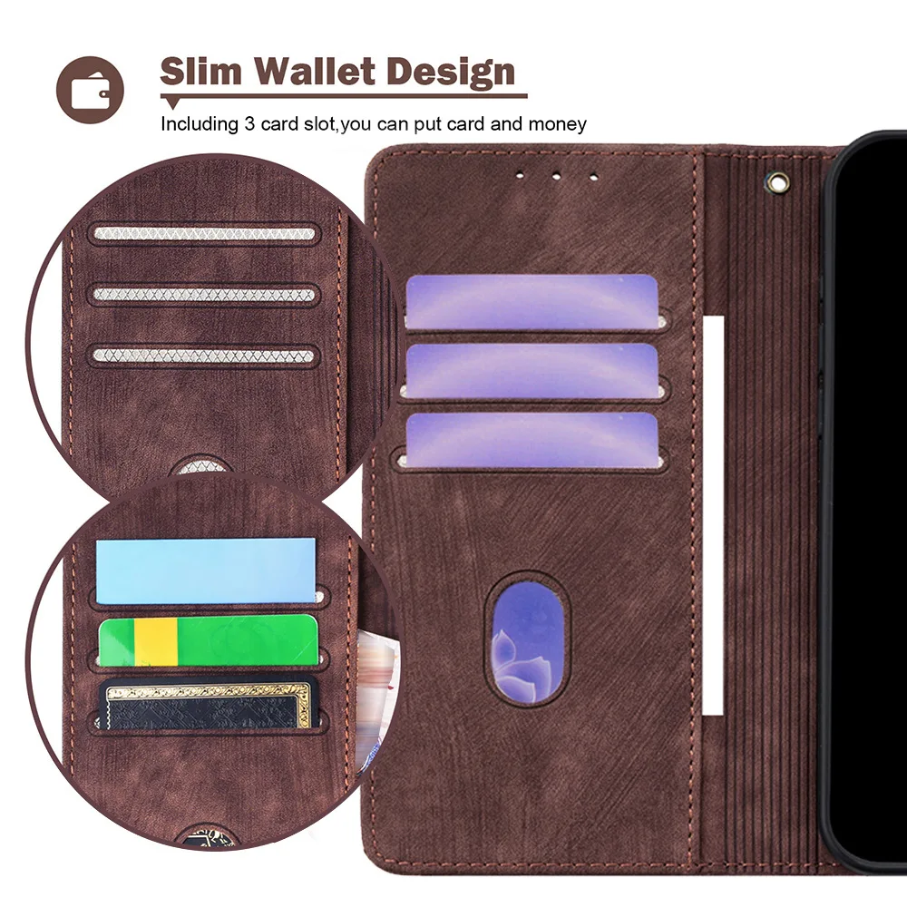 Wallet TPU Soft Shell Phone Cases For iPhone 16 15 14 13 12 11 XS X Pro Max Flip Cover Leather 7 8 Plus 6 6s Shell