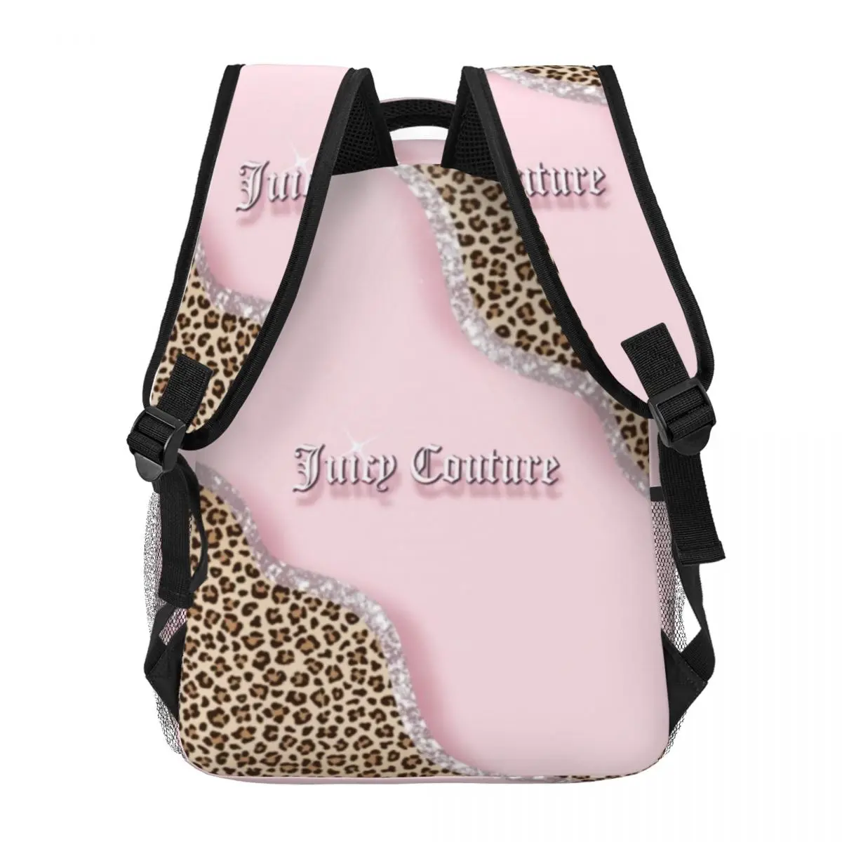 Juicy-Couture Student School Bookbag Canvas Daypack Elementary High College Travel Bags 16in