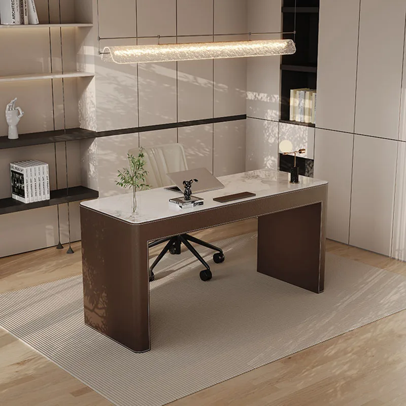Executive Luxury Office Desk Minimalist Display Aesthetic Nordic Design Office Desk Reception Modern Tavolino Home Furniture