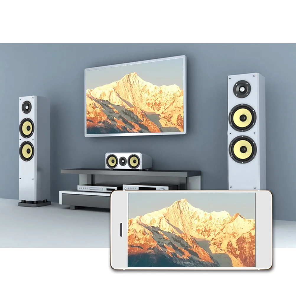 

Adapter Dongle Black WiFi Display Dongle Streaming Cast Miracast Airplay for Projector Phones