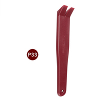 Car Panel Door Audio Trim Tool Kit, Auto Clip Fastener Remover Pry Tools Red P33