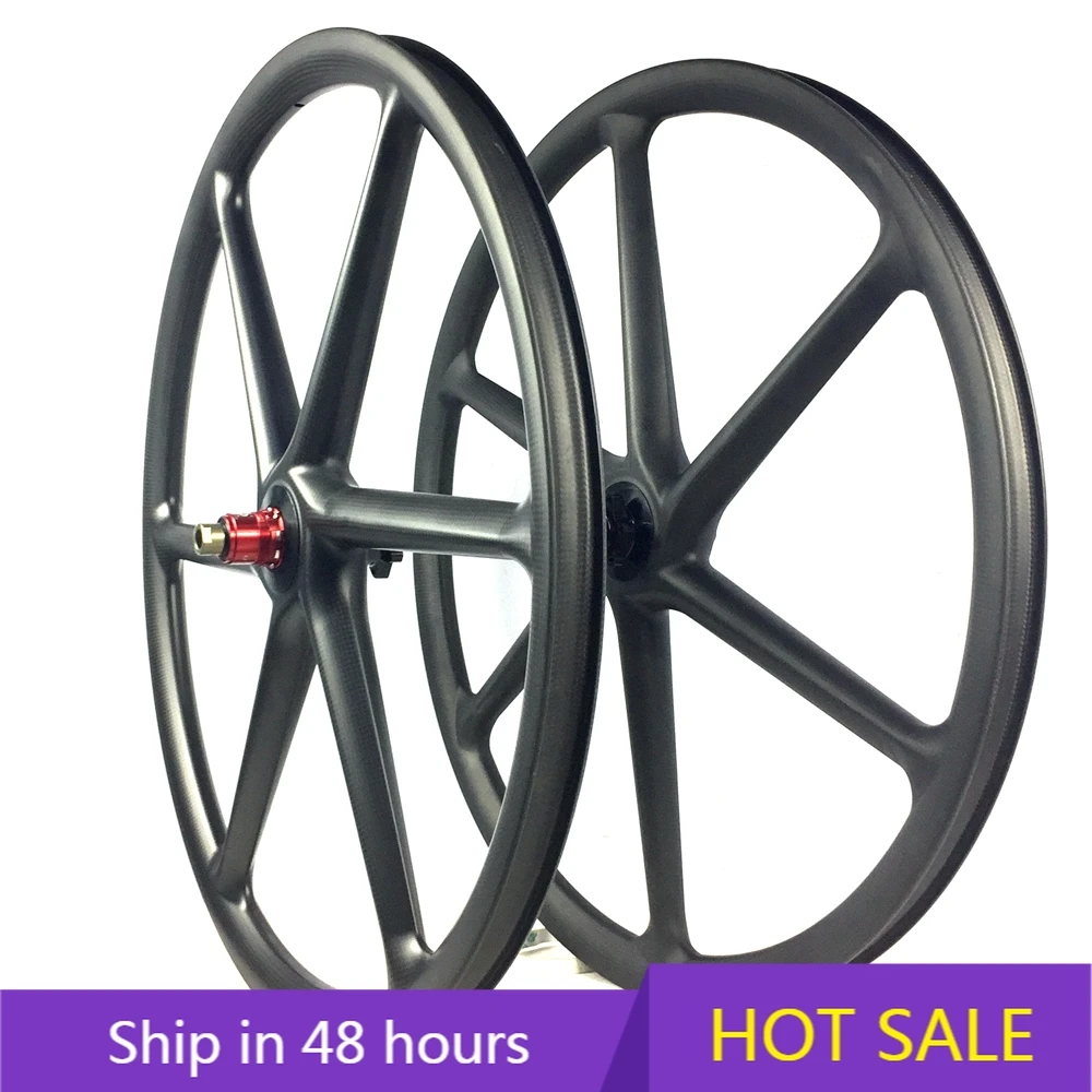 

POWER LEAP BIKEDOC MTBS6NH 27.5er Mtb Carbon Wheels Width 30mm Depth 30mm Wheelset 6 Spoke Bicycle Wheel