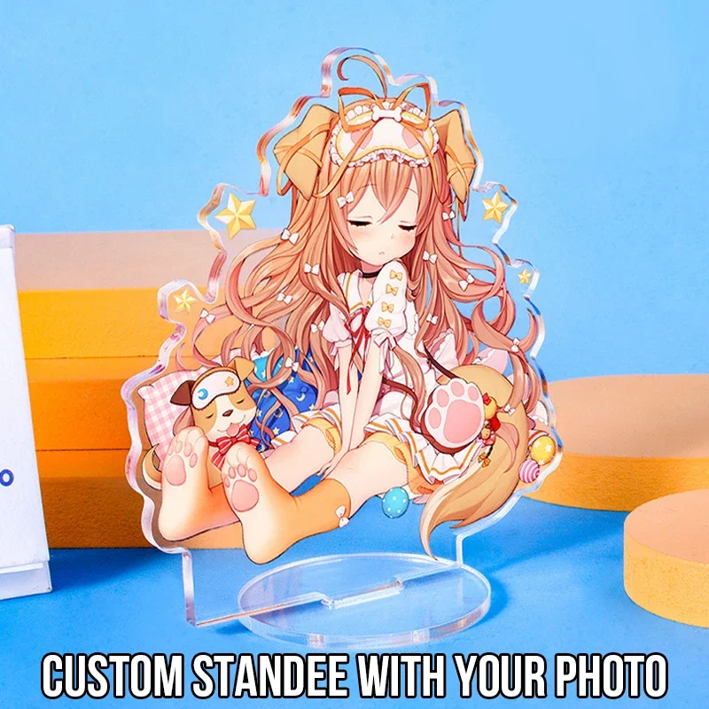 2D Flat Practical Decorative Acrylic Display Stand, Sculpture Decorations, Personalized Photo Customization,