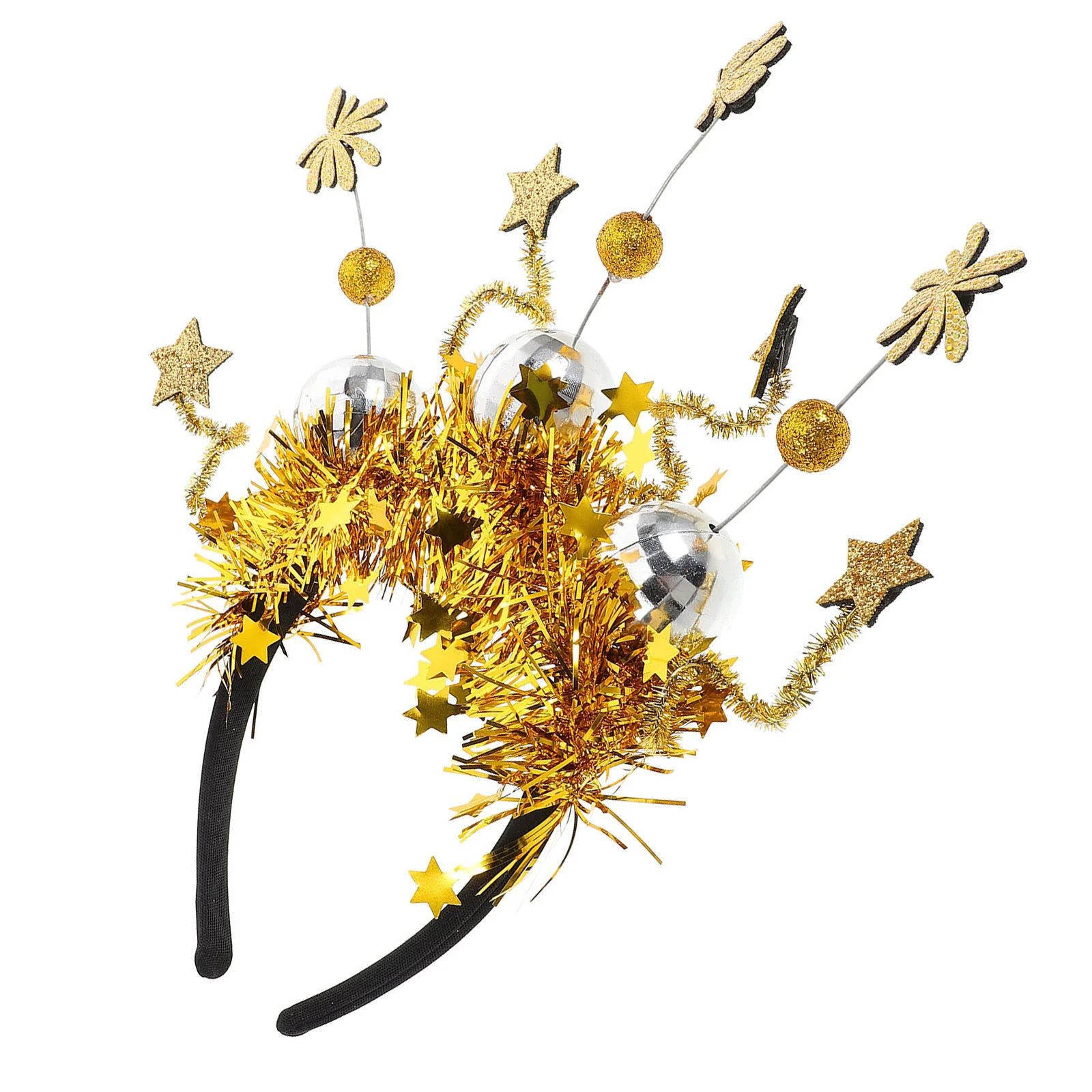 New Year Fireworks Headband Years Accessories Headbands for Women Happy Christmas 2025 Headpiece Props