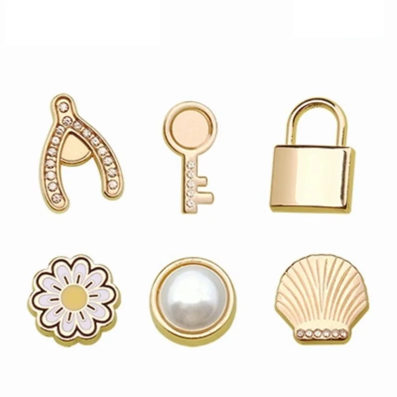 جوتا توجہ دھاتی جوتے پھول آرائشی بکسوا DIY جوتے لوازمات تخلیقی میچنگ سیریز #5