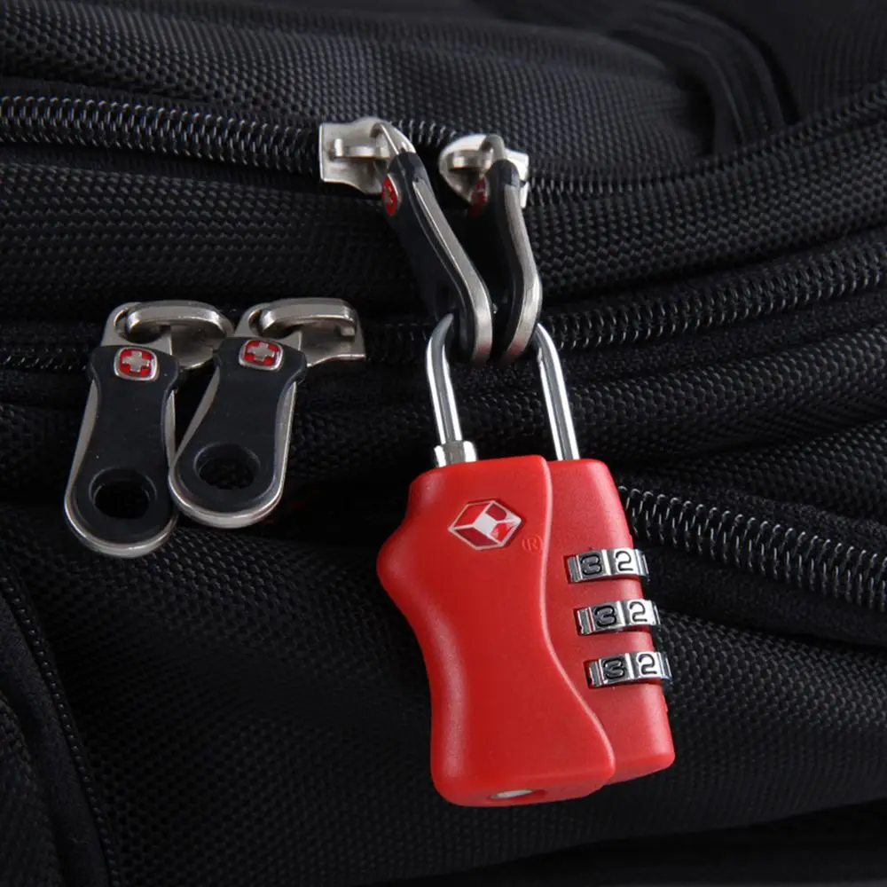 Security Luggage Lock Anti-theft Lock Safely Code Lock 3 Dial Digit Combination Lock TSA Customs Lock Combination Lock