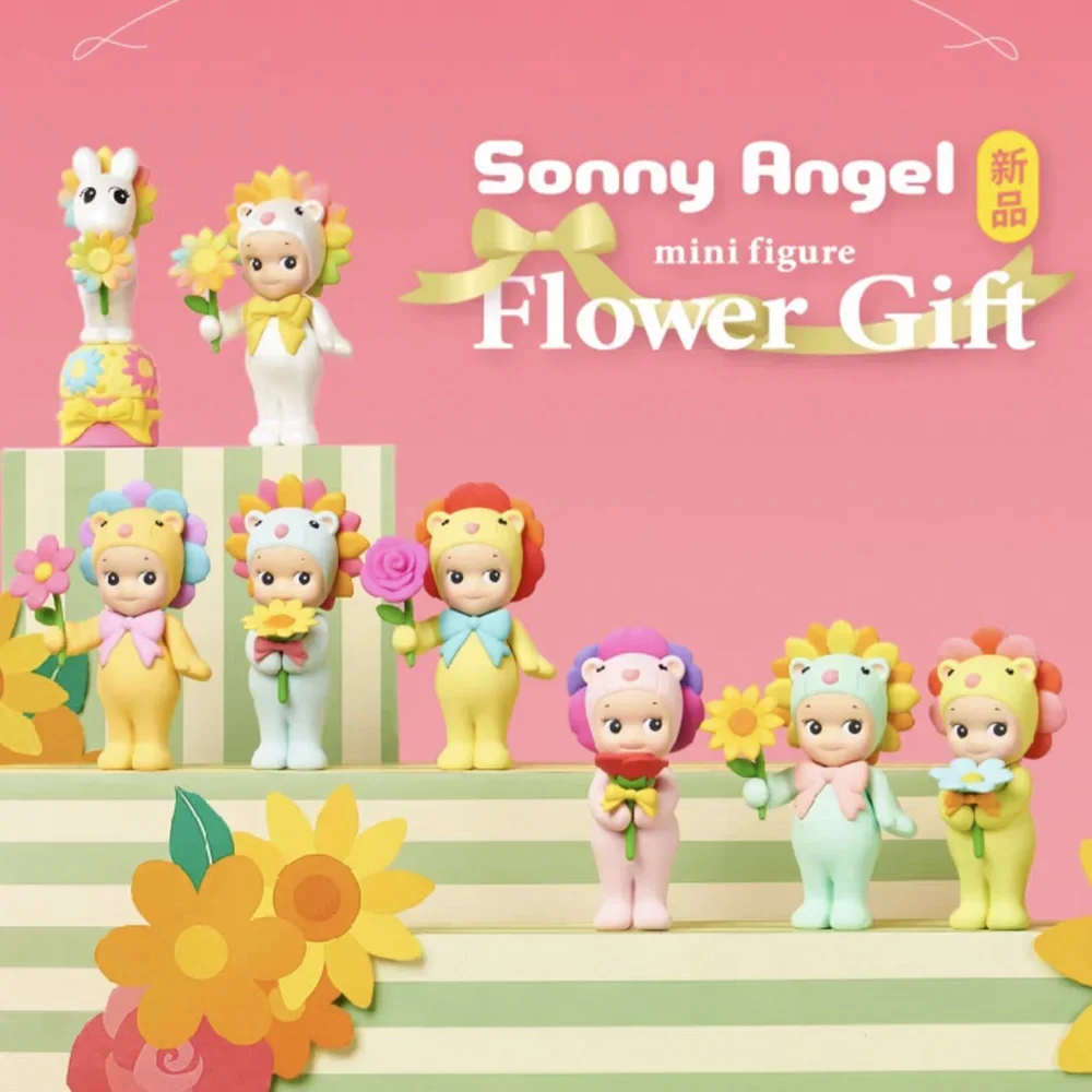 

Sonny Angel's Flower Gift Series Blind Box Trendy Play Cute and Cute Doll Simulation Model Toy Collection Desktop Decoration Gif