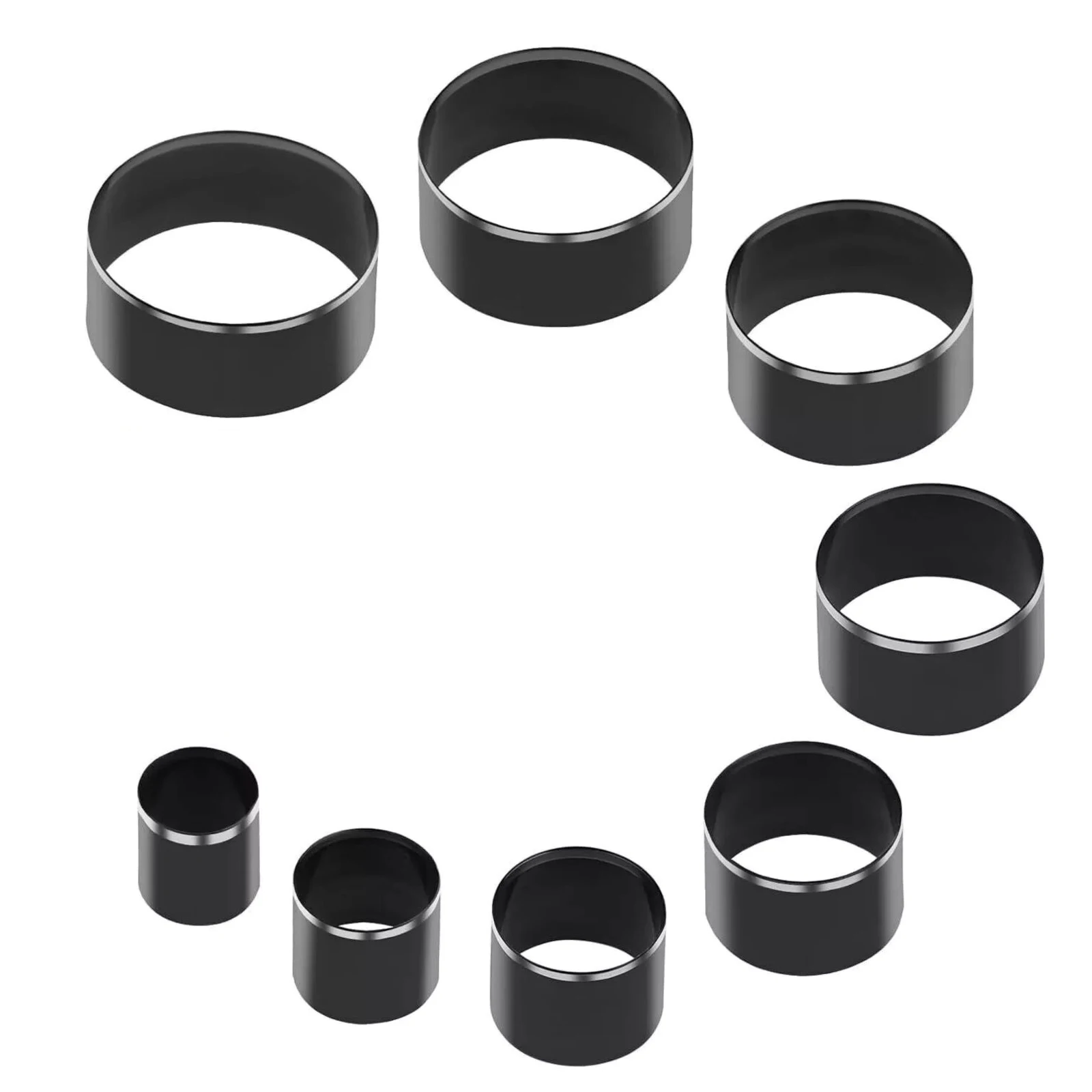 

8 шт., набор штампов для резки кожи, инструменты для рукоделия из кожи, острый кожаный круг, трафарет, резак, форма, круглый набор дыроколов