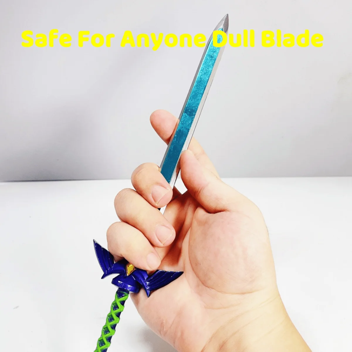 11.8inch Blue Sword Metal Katana Sword Original Samurai Sabre Ninja Knife Japanese Katana Sabre Cosplay Accessories Prop Toy