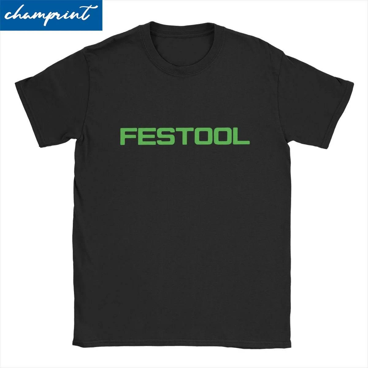 Festools Logo Tools T Shirt Men Women's Pure Cotton Fashion for Male T-Shirts Woodworking Tee Shirt Short Sleeve Tops Printed