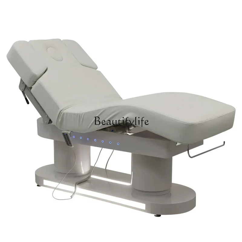 Electric beauty bed, eyelash picking ear massage, lifting massage treatment bed