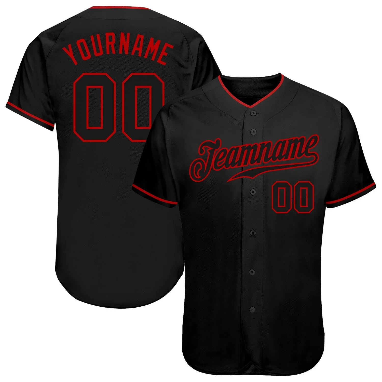 Camiseta de béisbol personalizada negra colorida para hombres y mujeres, camisa impresa en 3D, Tops deportivos Unisex