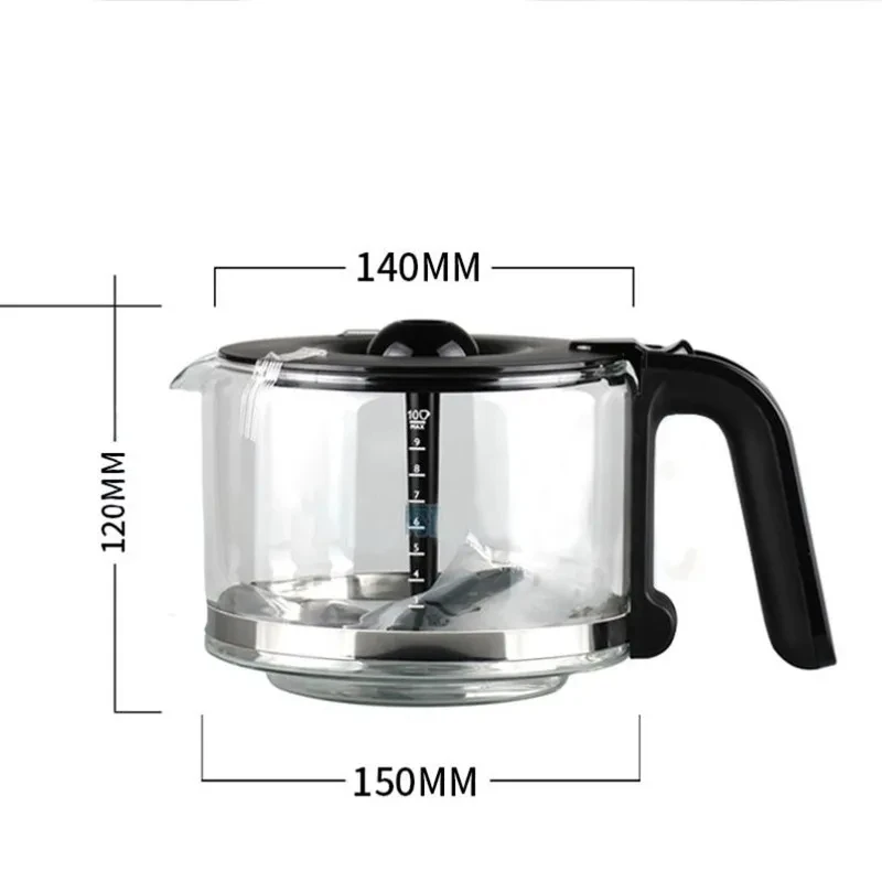 Original Coffee Maker Glass Jug for Philips HD7761 HD7762 HD7765 HD7766 HD7767 HD7768 HD7769 Coffee Maker Spare Part Replacement