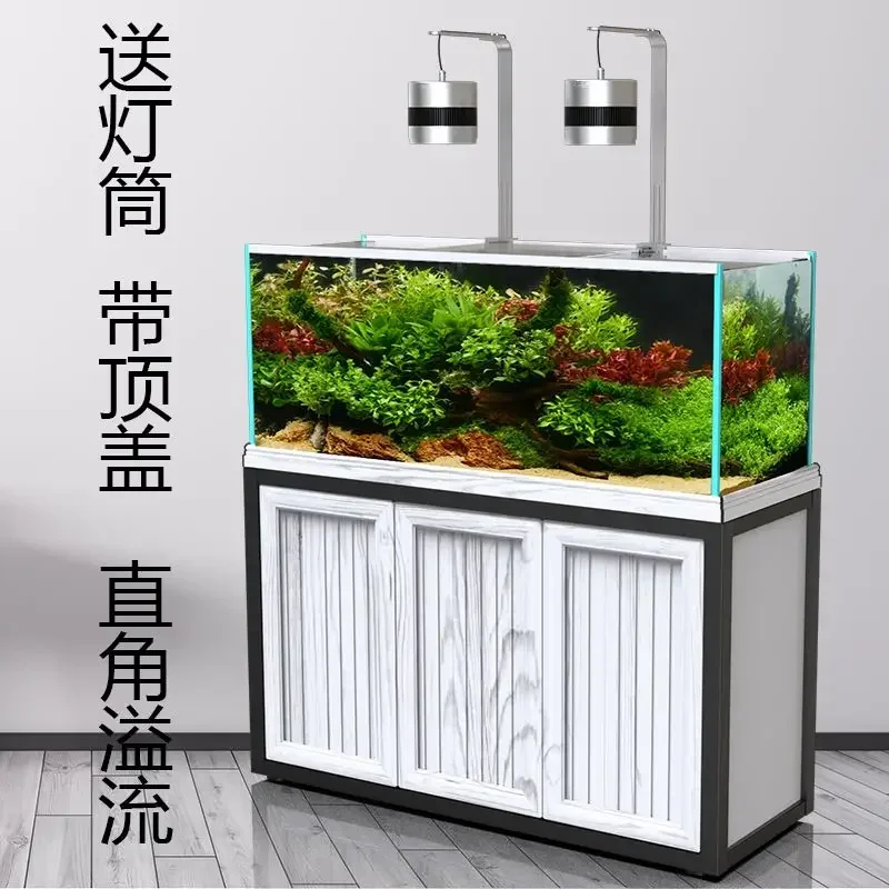 

Living Room Change Water Creative Rain Drip Grass Tank Bottom Filter Aquarium Large, Medium and Small Streams Home