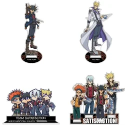 Yu-Gi-Oh! 5D's Fudo Yusei JACK ATLAS Crow Hogan Kiryu Kyosuke Anime Yu Gi Oh YuGiOh Figure Doll Stand Model Cosplay Toy for Gift