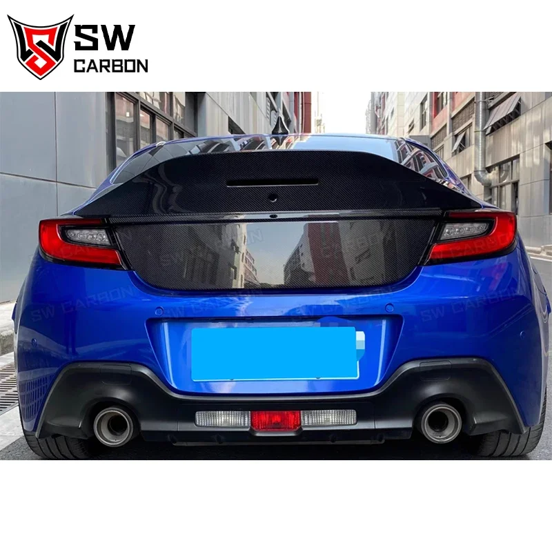 CSL نمط ألياف الكربون غطاء صندوق السيارة اكسسوارات السيارات لسوبارو BRZ ZD8 GR86 ZN8 الباب الخلفي غطاء الأمتعة طقم الجسم