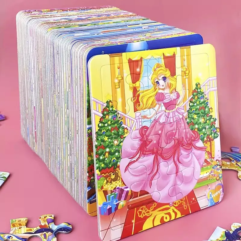 Beautiful Girl Dress Up Puzzle, Children's Concentration Observation Training, Early Childhood Education Enlightenment