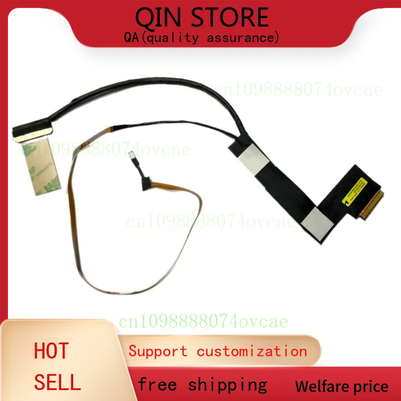 40PIN 144HZ For MSI MS-16Q1 MS-16Q2 WS65 8SK GS65 Stealth Thin 8RE/8RF MS-16Q4 P65 Creator 8SF/8SE K1N- 3040113   -H39 LCD CABL