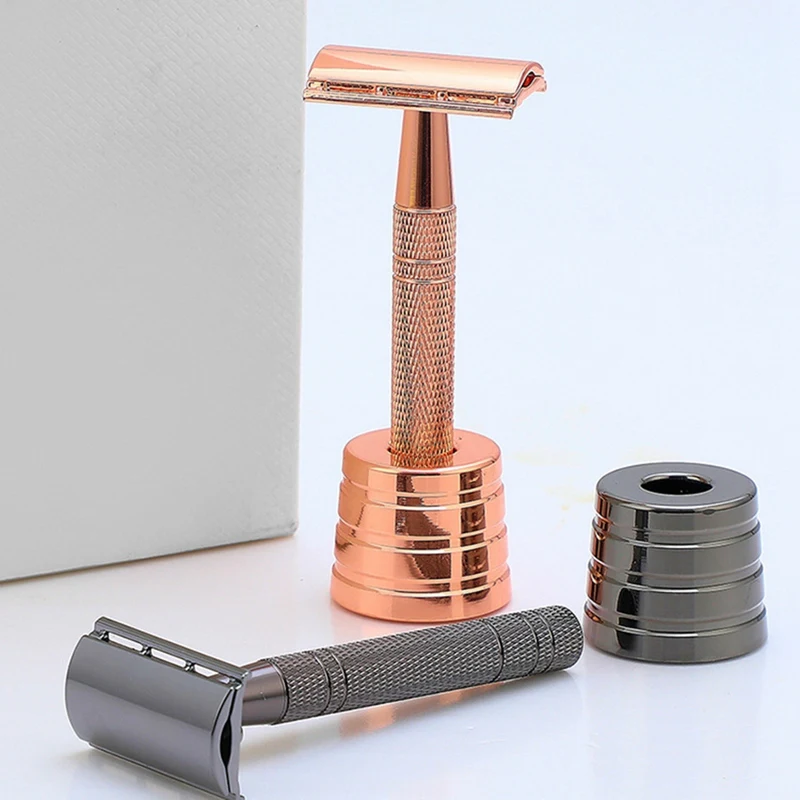 Replaceable Men Safety Razor, Double Edge Safety Razor, Reusable Metal Razors For Men
