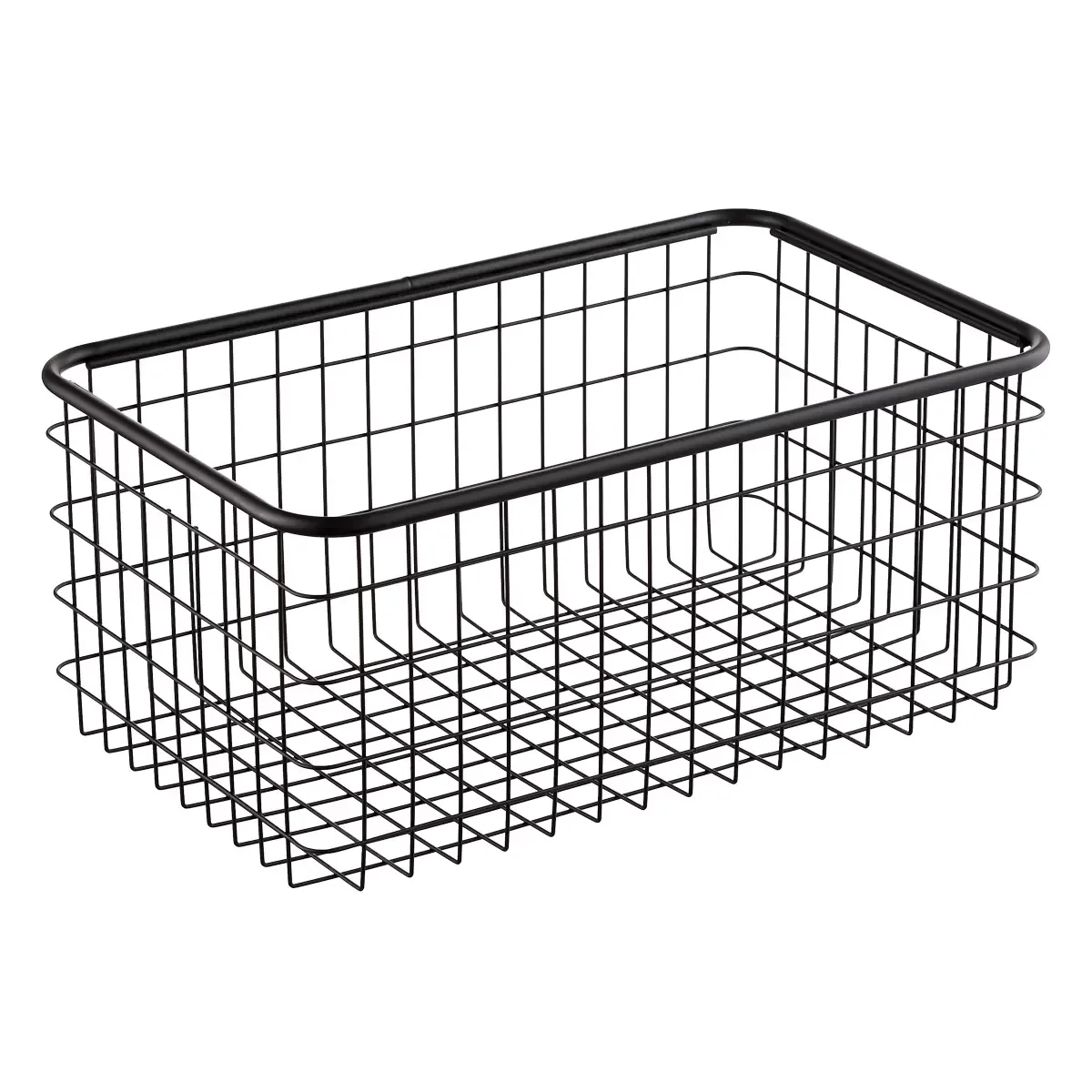 

Deep Large Urban Stackable Basket Black basket