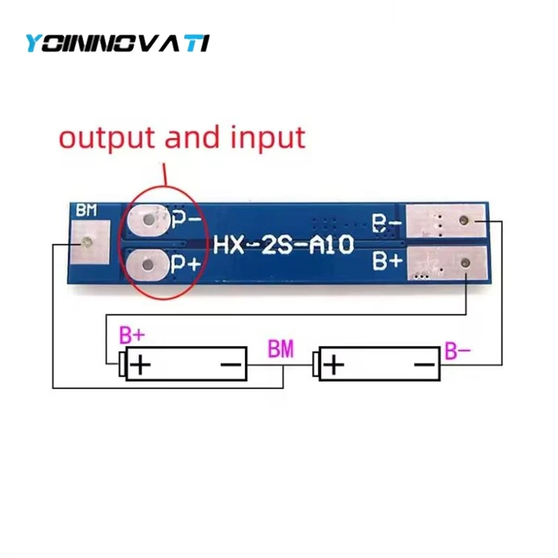 2S 5A / 8A 7.4V / 8.4V 18650 Lithium Battery Charger Board Li-ion Battery Charging BMS Over Charge-Discharge Protection Module