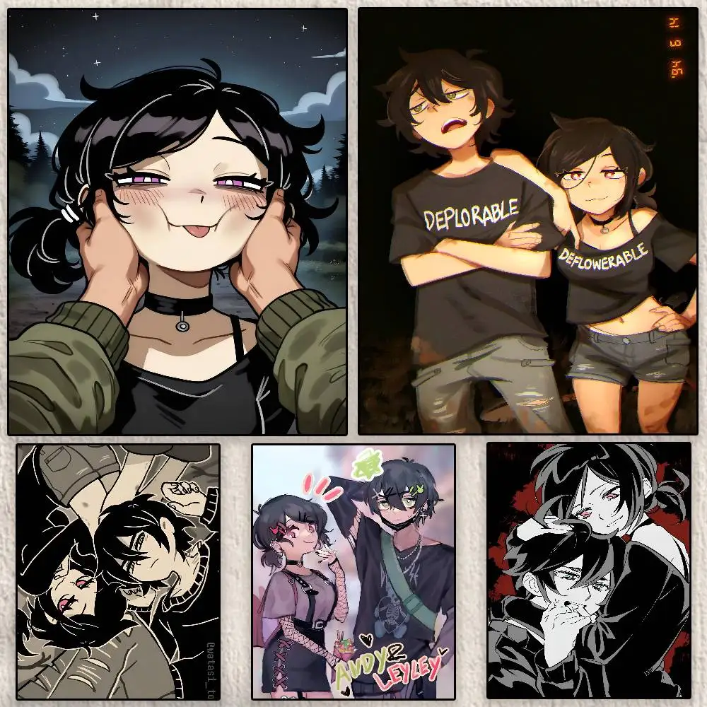 

Hot Game The Cc-C-offin Of Andy et Leyley Poster Modern Waterproof HD Wall Art Decal Self-Adhesive Aesthetic Decor for Home Livi