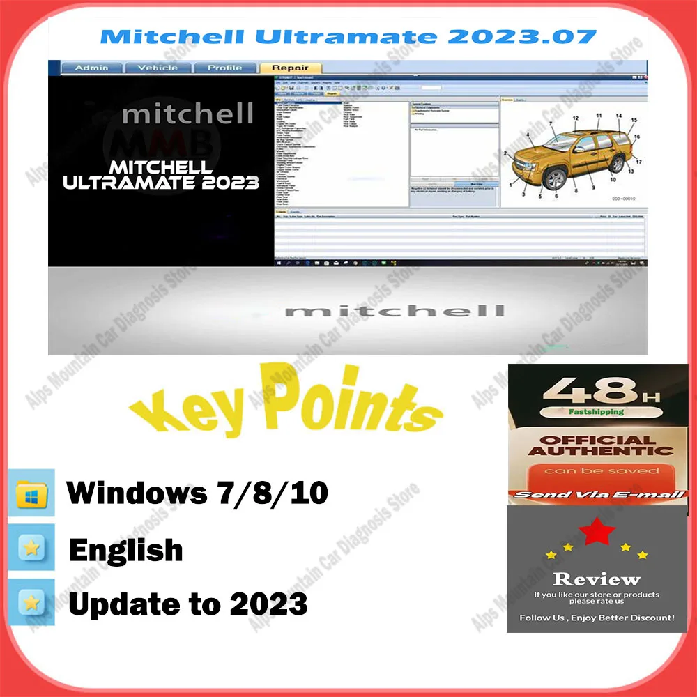 

Latest Car Repair Software MITCHel ULTRAMATE 20230.7 COMPLETE ADVANCED ESTIMATING SYSTEM + Mitchell Ultra Magnesium Iron Patch