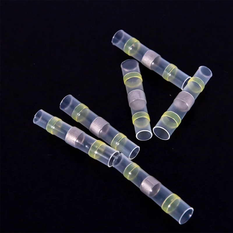 100 ชิ้นความร้อนหด Pressureless Solder แหวนปกป้อง Terminal ของ Joint และได้อย่างรวดเร็วเชื่อมท่อขนานทนทาน