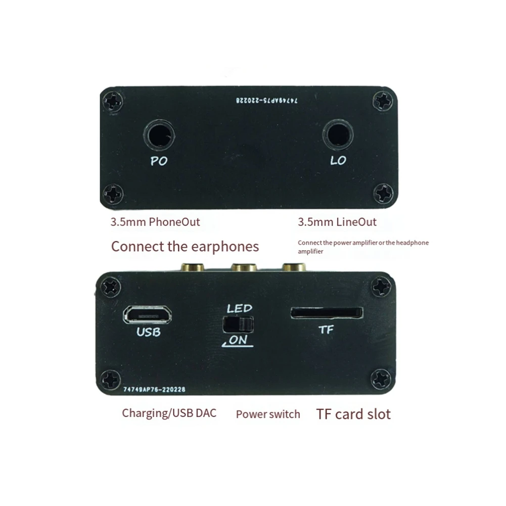 

ABGI-Z3 Pure Music Player DSD Hard Decoding Hifi Lossless Fever MP3 CS43198 Headphone Player