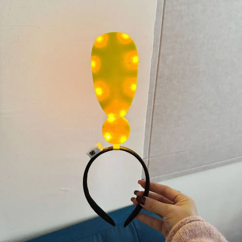 with LED Arrow Light Headband Light Up Arrow Shape Glow Hair Hoop Unique Design Battery Powered LED Headband Christmas