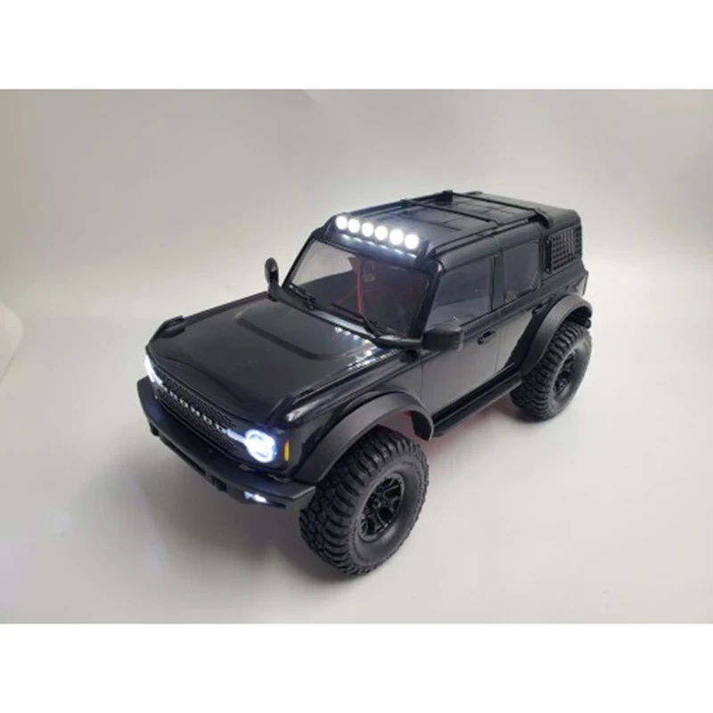 TRX4M The Roof LED Round Light Simulation 5V Lamp Accessories for 1/18 RC Crawler Car Traxxas TRX4-M Bronco Upgrade Parts