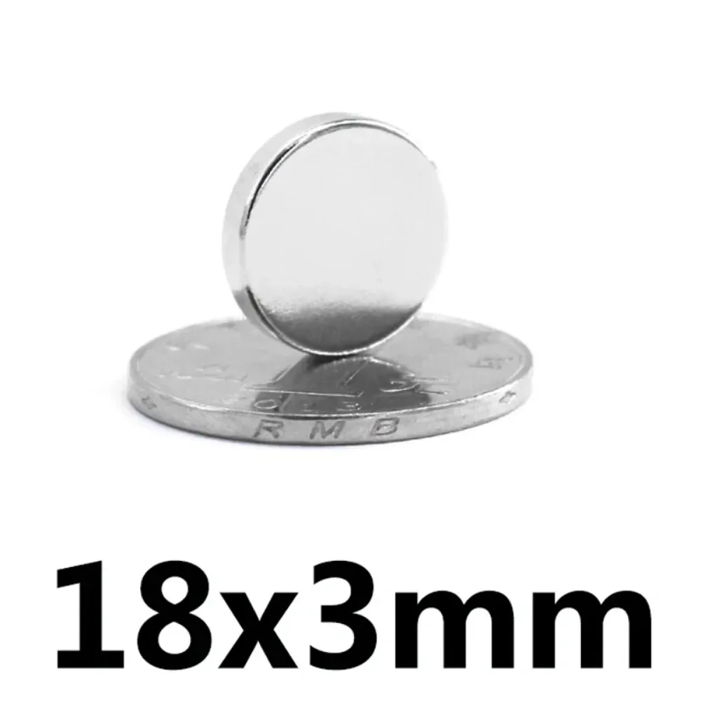 10/20/50Pcs 18x3 mm Neodymium Disc Magnet 18mmx3mm Permanent Magnetic 18x3mm Bulk Small Round Magnets Dia 18*3 mm N35