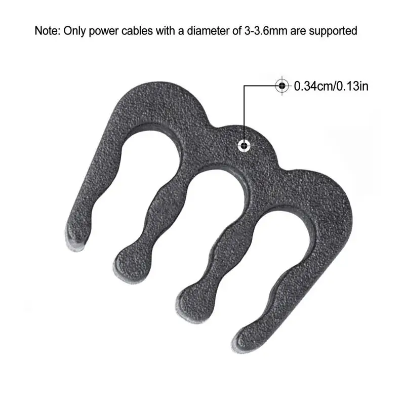 24 ชิ้นสายหวี Clamp สายคลิป Organizer ATX 24Pin CPU 8Pin 6Pin คอมพิวเตอร์การจัดการสายไฟคลิปแขนยาว Cable Manager