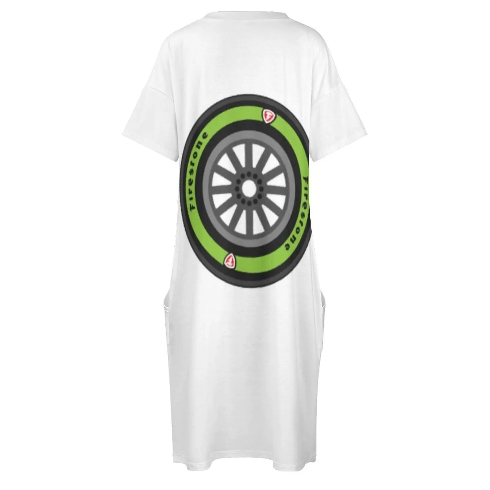 Indycar เป็นมิตรกับสิ่งแวดล้อมยางกระเป๋าหลวมชุดแต่งงานสําหรับผู้หญิงผู้หญิงแฟชั่นชุดราตรีสุภาพสตรี