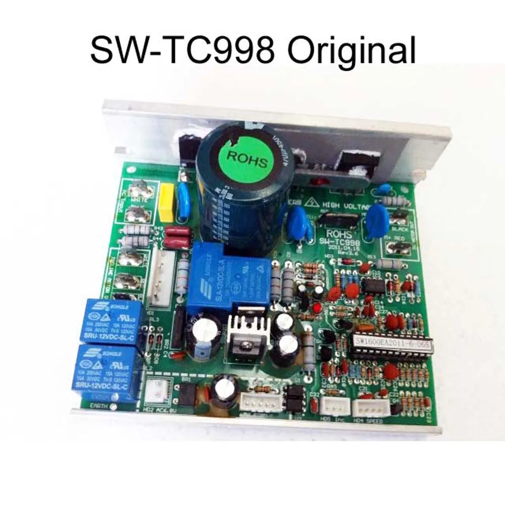 Controlador de Esteira SW-TC998 para Esteiras Reebok: Placa Controladora Geral e Placa de Fonte de Alimentação