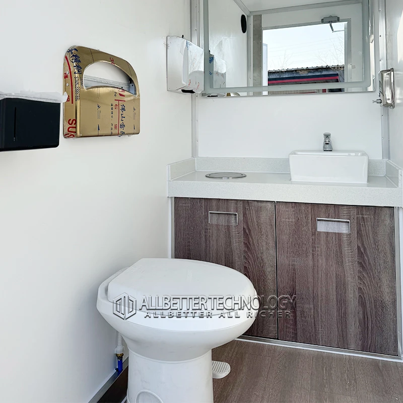 WC móvil Original de alta calidad, baño de ducha portátil para alquiler de Camping, inodoros portátiles