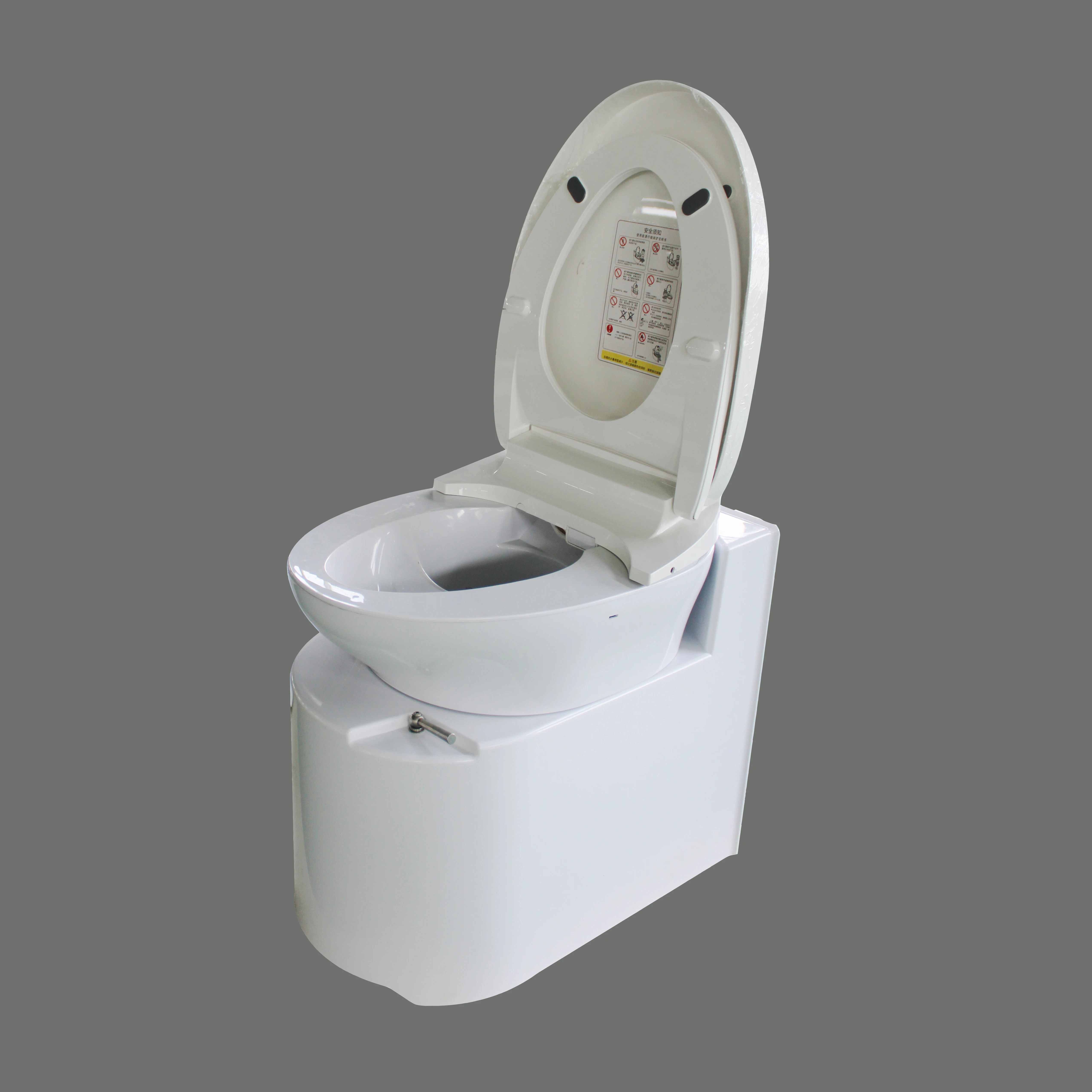 Compact Self Contained RV Compost Toilet with Waterless Design