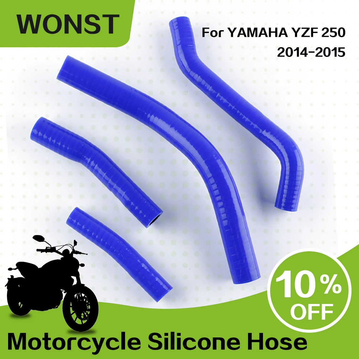 

For 2014-2015 YAMAHA YZF 250 YZF250 High Performance Silicone Radiator Hoses