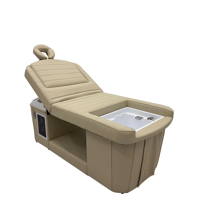 LH Electric Lifting Hair Treatment Shampoo Bed Foot Bath Beauty Salon Water Circulation Fumigation