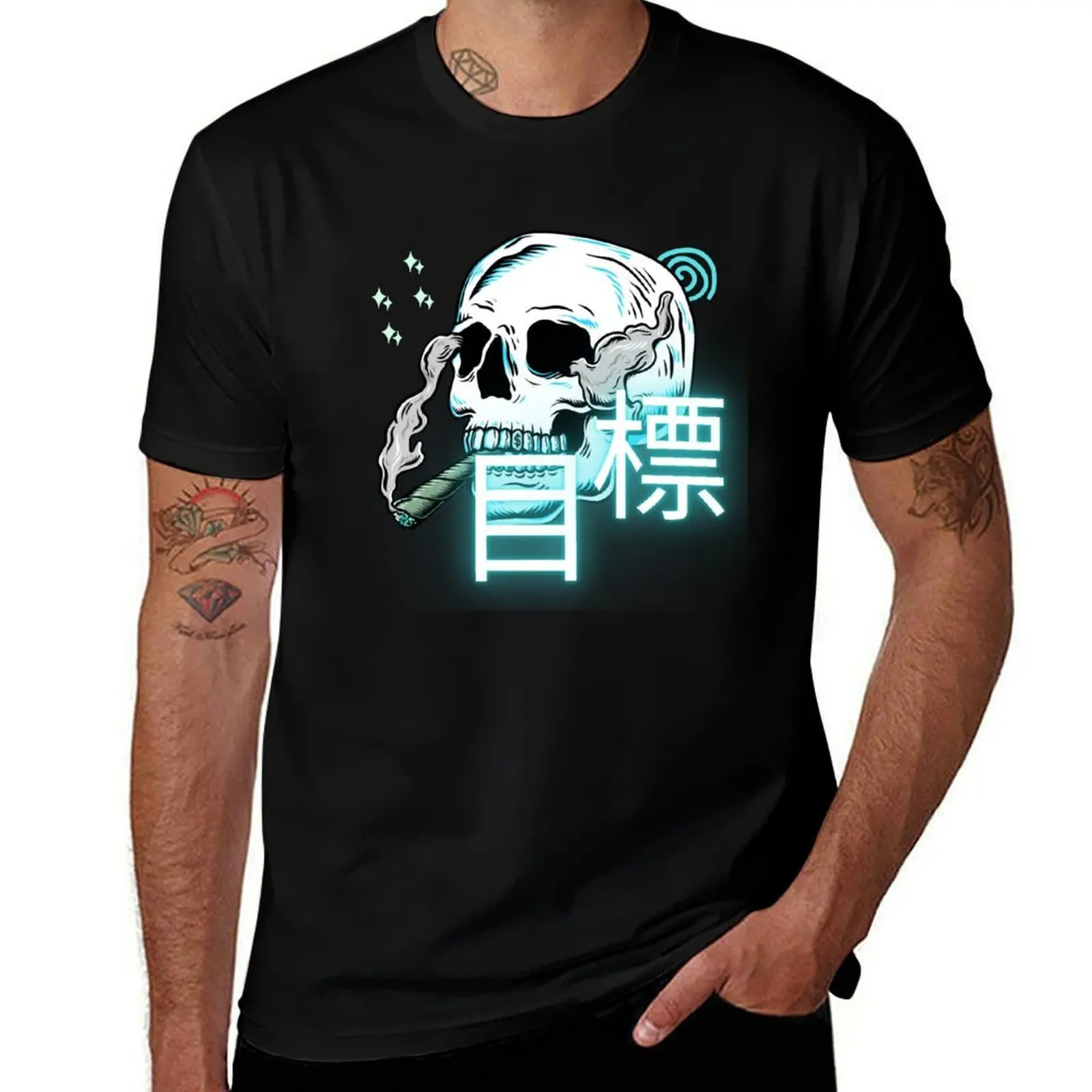 

DREAM SKULL (JAPANESE) T-Shirt anime figures custom t shirt oversizeds graphic shirts tee shirts for men